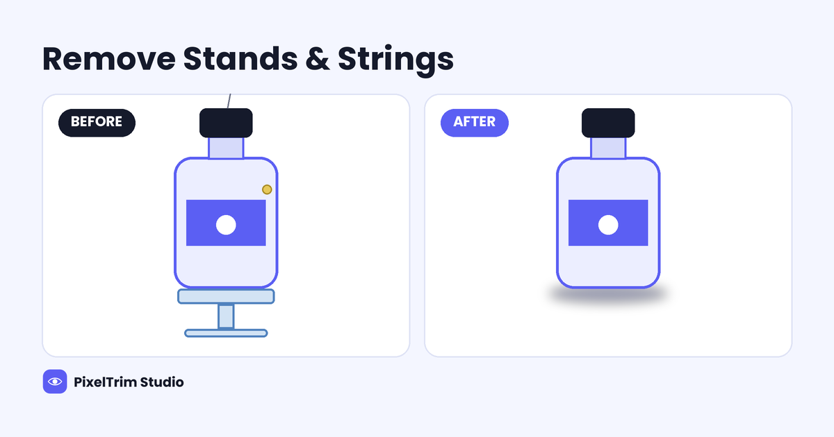 Remove Stands and Strings From Product Photos: 3 Methods and Costs